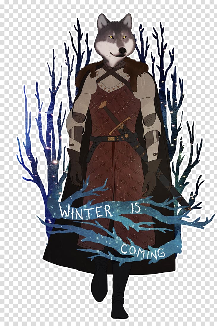 Character Tree Fiction, Winter Is Coming transparent background PNG clipart