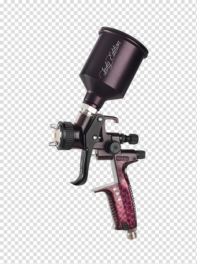 SATA Pistola de pintura Tool Paint Woman, others transparent background PNG clipart