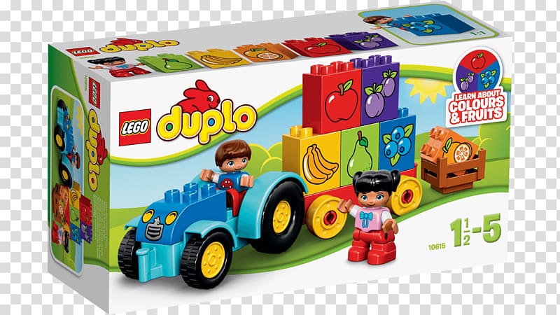 Lego Duplo Toy LEGO 10615 DUPLO My First Tractor 10615 LEGO My first Tractor, toy transparent background PNG clipart