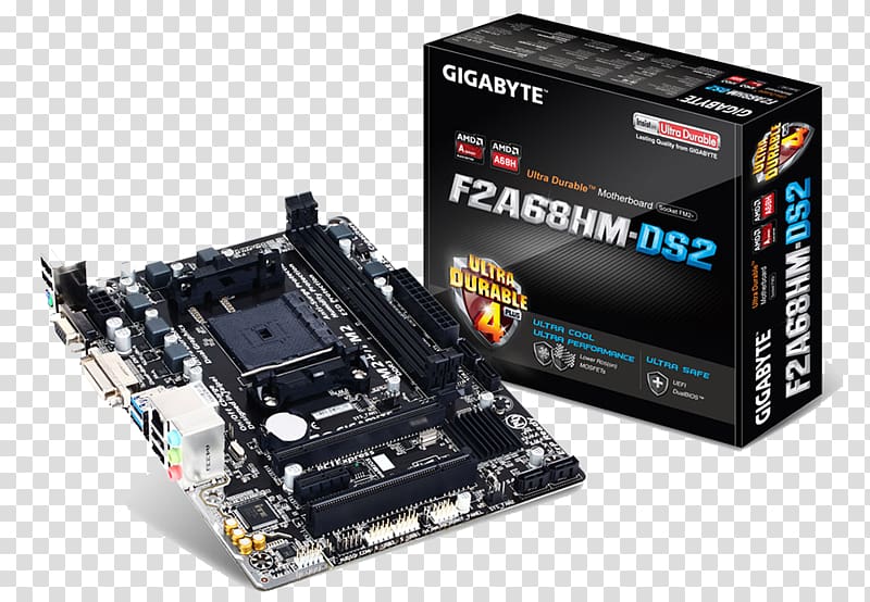 Intel LGA 1150 Motherboard Gigabyte Technology GIGABYTE GA-B85M-DS3H, intel transparent background PNG clipart