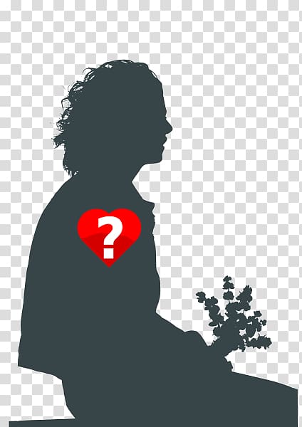 Broken Hearted Woman Takotsubo cardiomyopathy Broken Hearted Woman Posttraumatic stress disorder, Woman Question transparent background PNG clipart