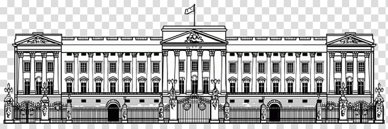 Buckingham Palace Drawing Building Architecture, Buckingham Palace transparent background PNG clipart