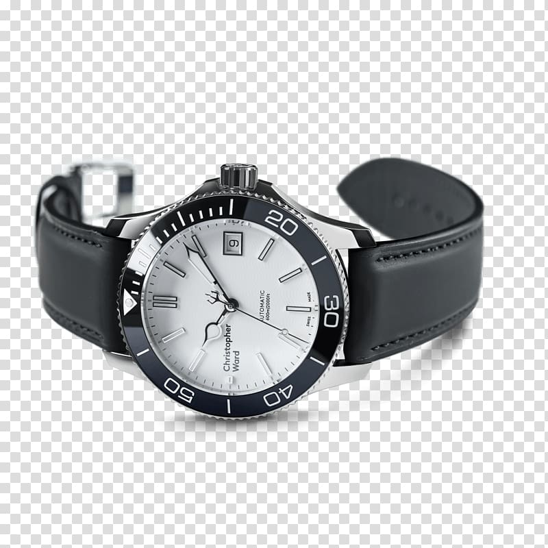 Diving watch Strap Christopher Ward Leather, watch transparent background PNG clipart