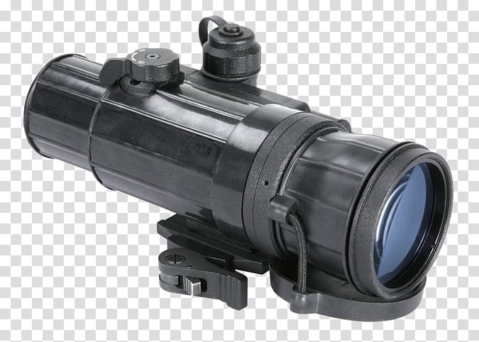 Monocular Night vision Telescopic sight Optics 夜視技術, Night Vision transparent background PNG clipart