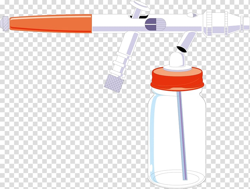 Water bottle, Free to pull the material Kettle transparent background PNG clipart