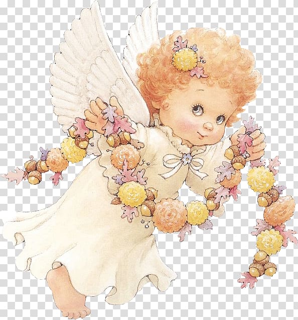 female angel holding garland, Angel Cuteness Desktop , Angels transparent background PNG clipart