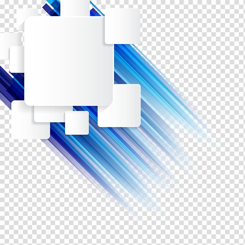 white and blue illustration, Square Line, Business Conversion transparent background PNG clipart