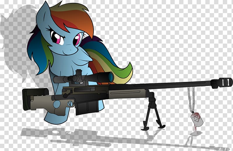 Accuracy International Arctic Warfare Sniper Accuracy International AW50 Rainbow Dash, sniper transparent background PNG clipart