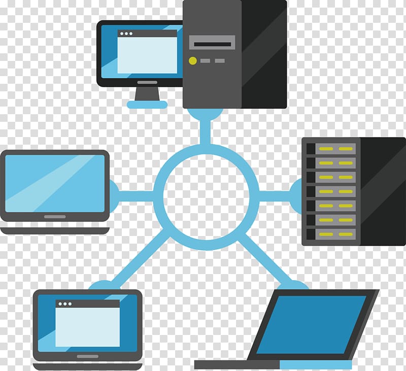 computer monitor and tower illustration, Server Computer hardware Diagram Icon, Enterprise server equipment transparent background PNG clipart