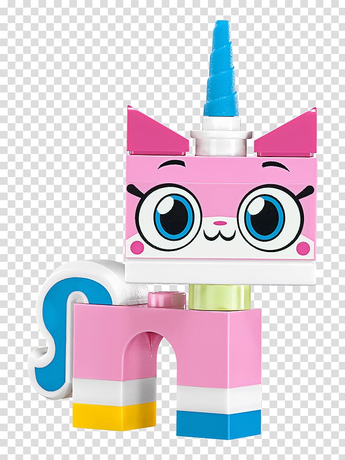 Princess Unikitty Puppycorn Lego minifigure Toy, lego birthday party transparent background PNG clipart