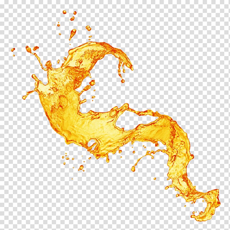 hd splashing orange juice transparent background PNG clipart