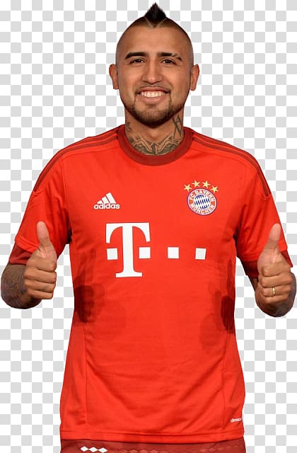 Arturo Vidal FC Bayern Munich Germany national football team Pelipaita, adidas transparent background PNG clipart