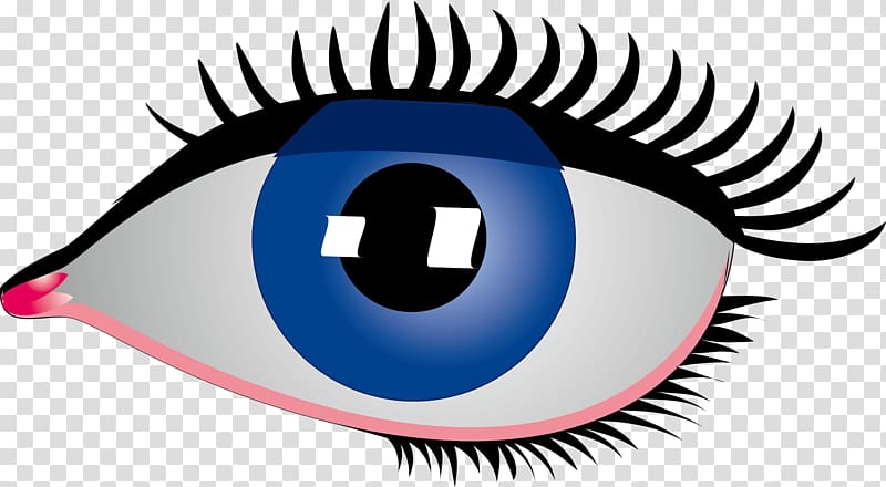 Eye Rebus , Simple cartoon big blue eyes transparent background PNG clipart