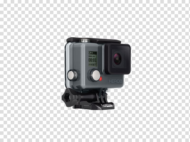 GoPro HERO+ LCD Action camera, GoPro transparent background PNG clipart