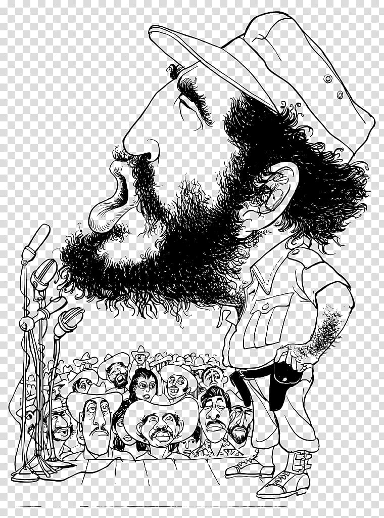 Cuba Cartoonist Caricature Assassination of John F. Kennedy, Fidel transparent background PNG clipart