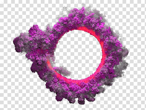 round purple smoke , Color PicsArt Studio , Ink colour transparent background PNG clipart