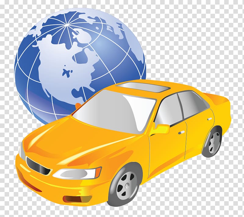 Car Euclidean Icon, Global traveling by car transparent background PNG clipart