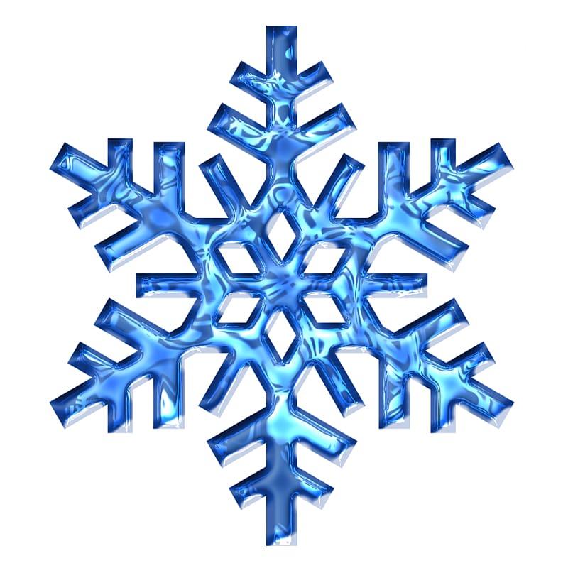 Snowflake Blue Ice , snowflakes transparent background PNG clipart