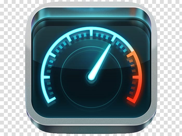 Speedtest.net Internet access iPhone, Speed Meter transparent background PNG clipart