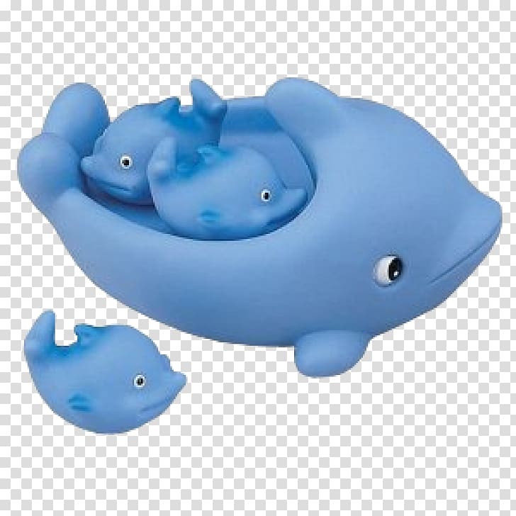 Dolphin Toy Family Bathtub Rubber duck, dolphin transparent background PNG clipart