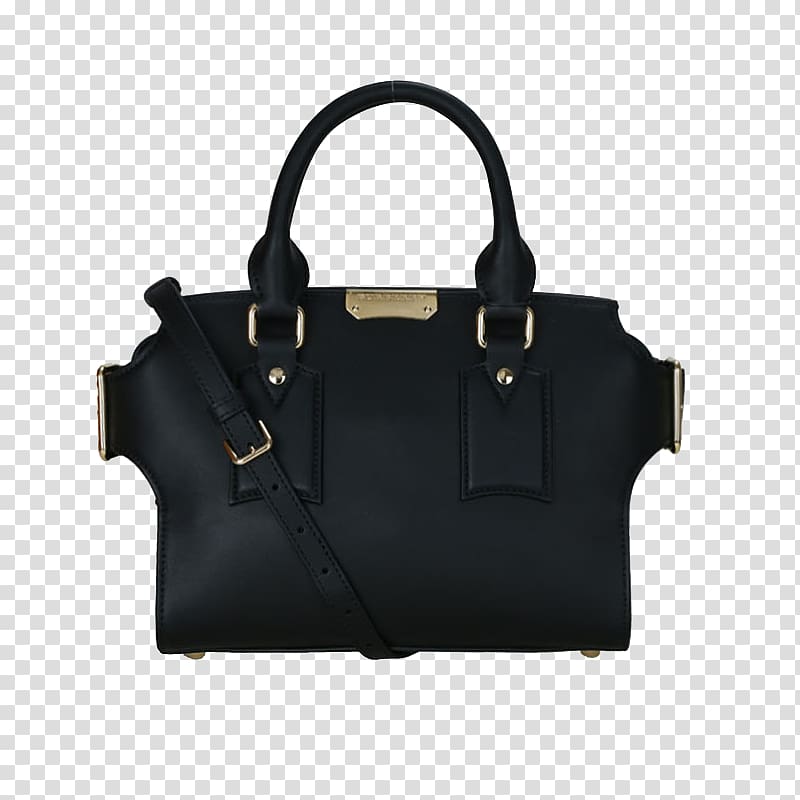 Handbag Satchel Tote bag Leather, Burberry leather hand bag transparent background PNG clipart