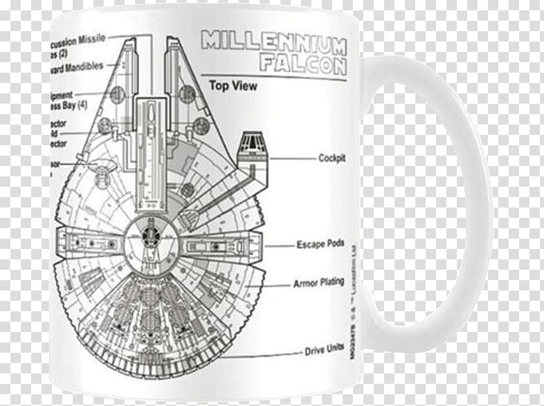 Millennium Falcon Drawing Anakin Skywalker Star Wars Sketch, Dalerrowney transparent background PNG clipart