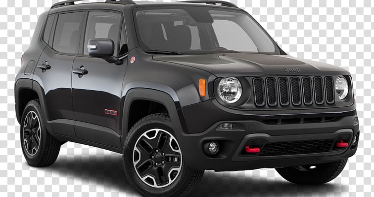 Compact sport utility vehicle 2018 Jeep Renegade Trailhawk Car, jeep transparent background PNG clipart