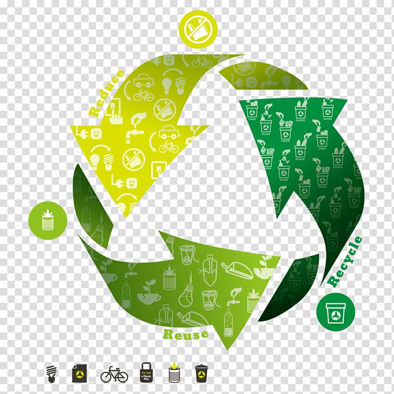 Recycling symbol Illustration, arrow,green transparent background PNG clipart