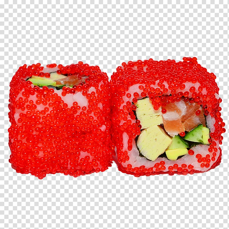 California roll Sushi Tobiko Japanese Cuisine Omelette, sushi transparent background PNG clipart