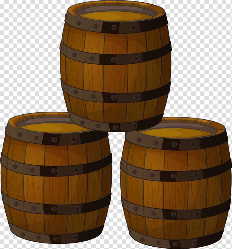 Barrel Oak Wine, barley transparent background PNG clipart