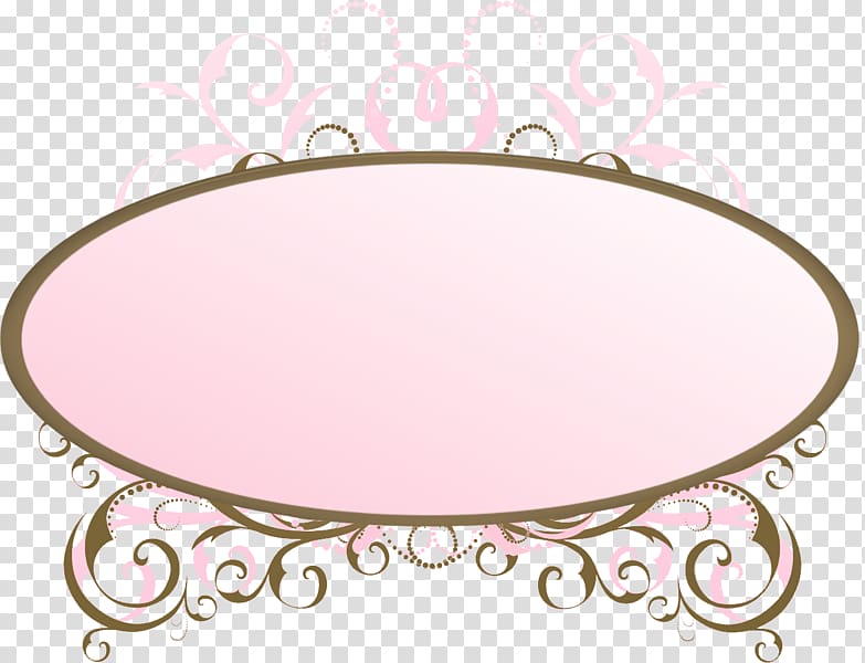 Majestic Multimedia Company Oval M Adobe shop Pink , delicate border transparent background PNG clipart