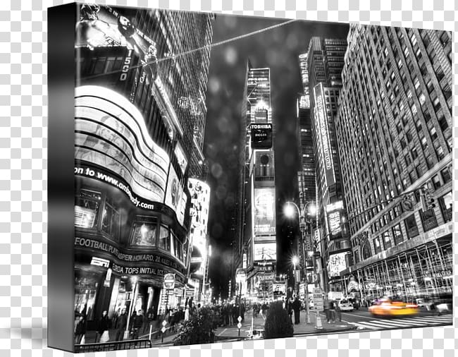 kind Times Square Canvas Gallery wrap Art, science fiction quadrilateral decorative backgroun transparent background PNG clipart