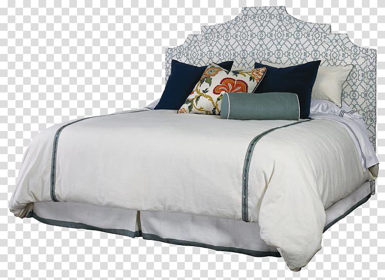 Bedroom Furniture Bedding Headboard, bed transparent background PNG clipart