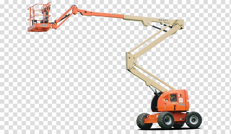 Aerial work platform Elevator JLG Industries Heavy Machinery Belt manlift, gruas transparent background PNG clipart