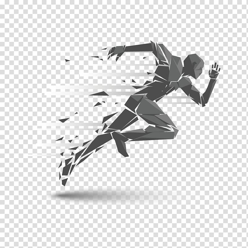 running man illustration, People running transparent background PNG clipart