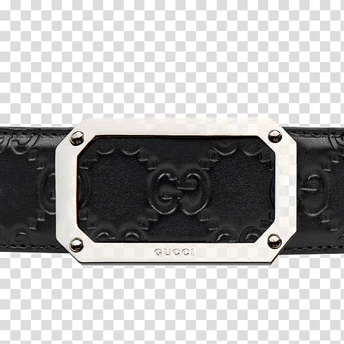 Belt Gucci Leather Luxury goods Buckle, GUCCI Men embossed belt transparent background PNG clipart