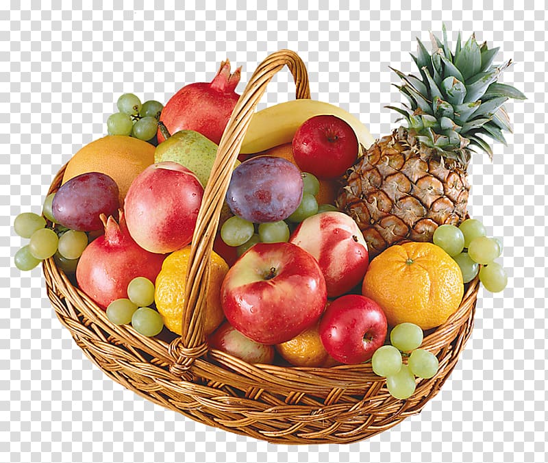 Food Gift Baskets Fruit Food Gift Baskets Flower bouquet, fruit basket transparent background PNG clipart