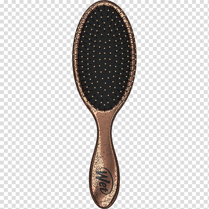 Comb Hairbrush Hair Care Cosmetics, Brush Gold transparent background PNG clipart