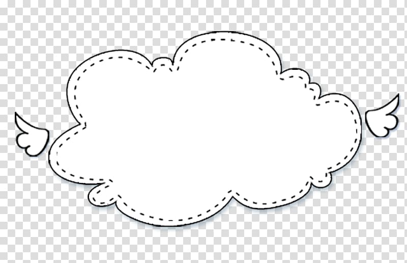 white cloud illustration, Speech balloon Bubble, Cartoon clouds painted border transparent background PNG clipart