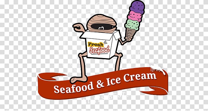 Ice Cream Cones Logo Restaurant Ice cream parlor, seafood restaurant transparent background PNG clipart