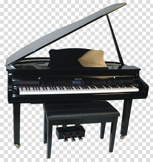 Digital piano Musical Instruments Clavinova Suzuki MDG-330, grand piano transparent background PNG clipart