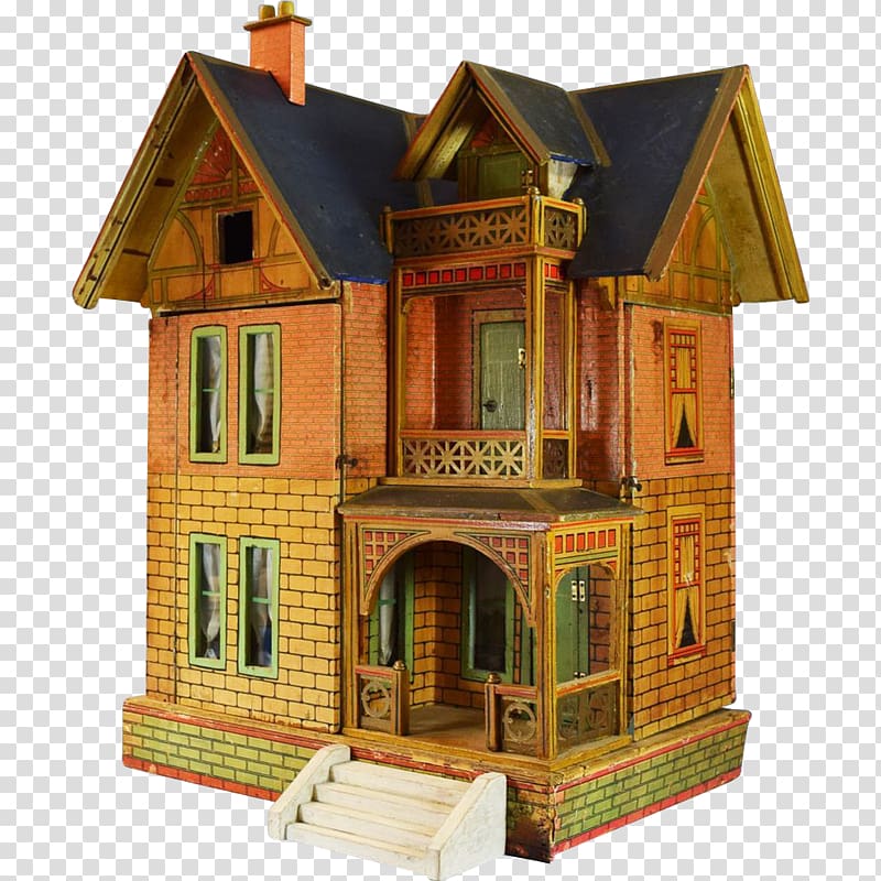 Dollhouse Attic House plan 1:12 scale, house transparent background PNG clipart