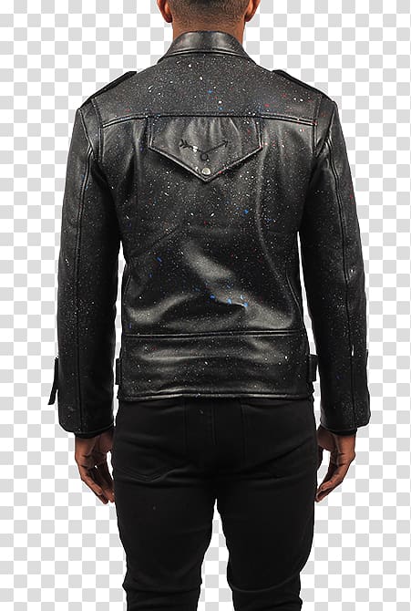 Leather jacket Sleeve Stone Island, Leather Hoodie transparent background PNG clipart