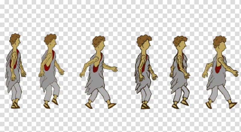 Human behavior Homo sapiens Figurine Animated cartoon, Walk Cycle transparent background PNG clipart