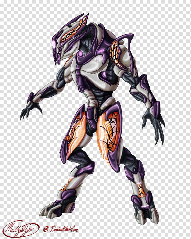 Halo: Combat Evolved Halo 5: Guardians Sangheili Drawing Arbiter, tiger 1 muddy transparent background PNG clipart