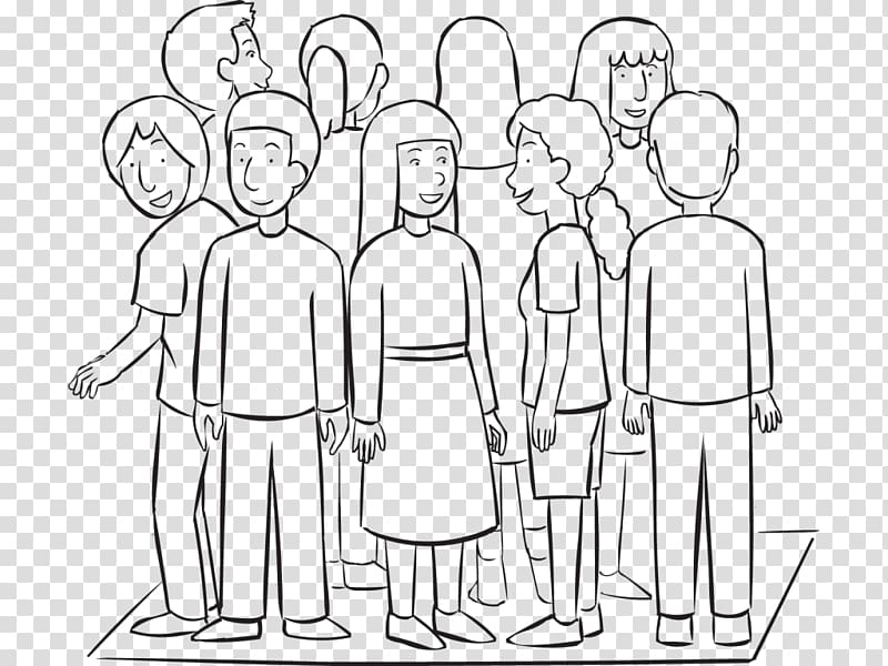 Social group Team building Drawing Line art Organization, people's rescue team transparent background PNG clipart