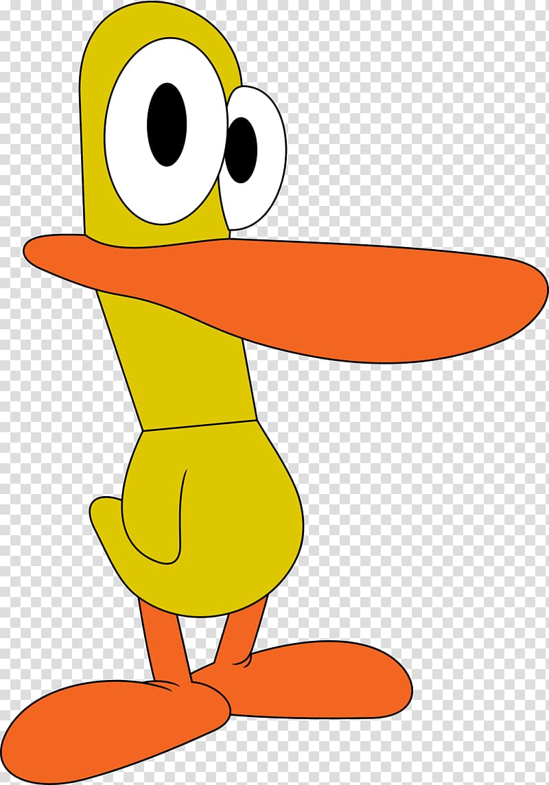 Cartoon Duck Drawing, pocoyo transparent background PNG clipart