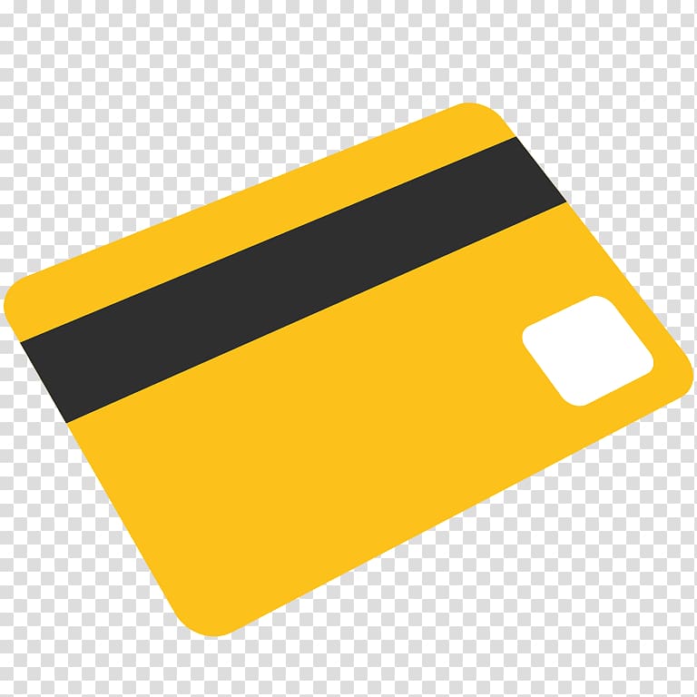 yellow and black magstripe card, Emoji Credit card Symbol Money, credit card transparent background PNG clipart