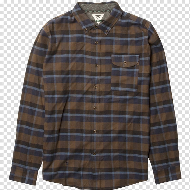 Sleeve Shirt Button Pocket Flannel, shirt transparent background PNG clipart