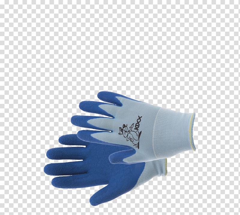 Glove Blue Finger White Latex, garden Lawn transparent background PNG clipart